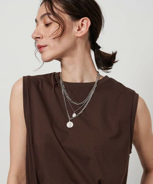 BEAUTY&YOUTH UNITED ARROWS / ビューティー&ユース ユナイテッドアローズ ネックレス・ペンダント・チョーカー | ミックスチェーン コインネックレス-3WAY- | 詳細14