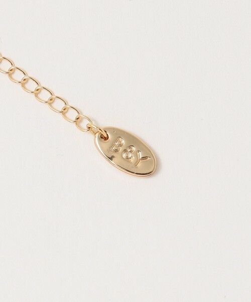 BEAUTY&YOUTH UNITED ARROWS / ビューティー&ユース ユナイテッドアローズ ネックレス・ペンダント・チョーカー | スネークチェーン×ビーンモチーフ 2連ネックレス | 詳細4