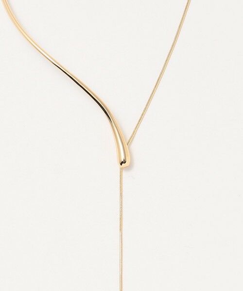 BEAUTY&YOUTH UNITED ARROWS / ビューティー&ユース ユナイテッドアローズ ネックレス・ペンダント・チョーカー | メタル ユニーク スライドネックレス | 詳細3