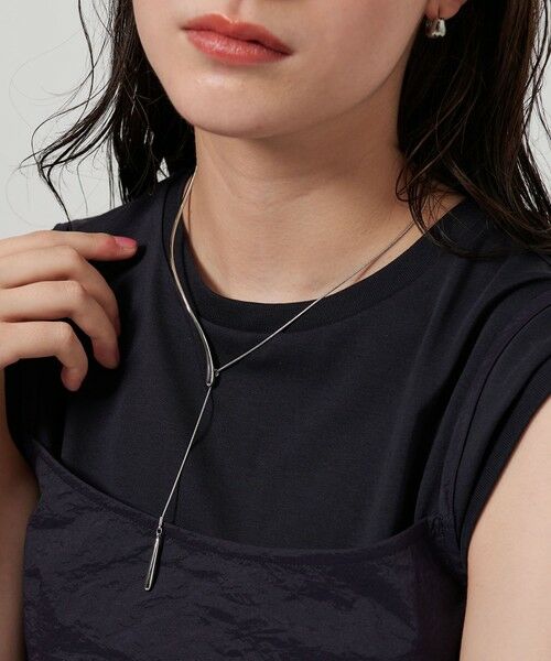 BEAUTY&YOUTH UNITED ARROWS / ビューティー&ユース ユナイテッドアローズ ネックレス・ペンダント・チョーカー | メタル ユニーク スライドネックレス | 詳細10