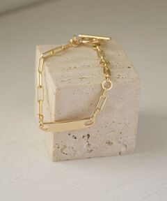 BEAUTY&YOUTH UNITED ARROWS / ビューティー&ユース ユナイテッドアローズ ブレスレット・バングル | メタルチェーン×ユニークバー ブレスレット