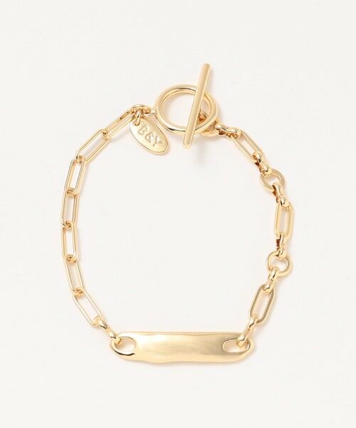 BEAUTY&YOUTH UNITED ARROWS / ビューティー&ユース ユナイテッドアローズ ブレスレット・バングル | メタルチェーン×ユニークバー ブレスレット | 詳細6