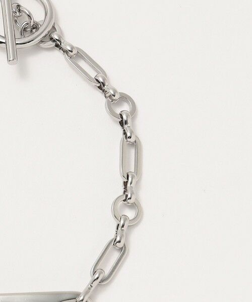 BEAUTY&YOUTH UNITED ARROWS / ビューティー&ユース ユナイテッドアローズ ブレスレット・バングル | メタルチェーン×ユニークバー ブレスレット | 詳細10