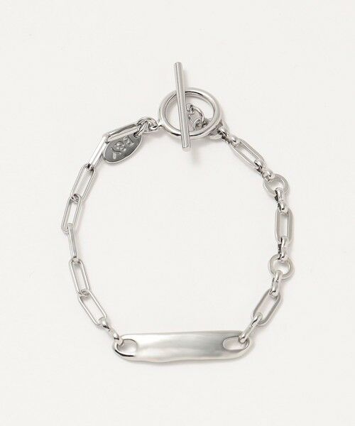 BEAUTY & YOUTH UNITED ARROWS/ビューティー&ユース ユナイテッドアローズ メタルチェーン×ユニークバー ブレスレット SILVER FREE