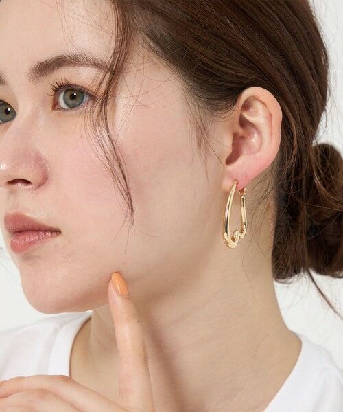 BEAUTY&YOUTH UNITED ARROWS / ビューティー&ユース ユナイテッドアローズ ピアス・イヤリング | メタル ハートライン イヤリング | 詳細3