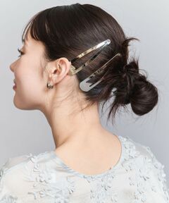 BEAUTY&YOUTH UNITED ARROWS / ビューティー&ユース ユナイテッドアローズ カチューシャ・カチューム・その他 | ＜heyep＞ロゴ クリップヘアピン /2P