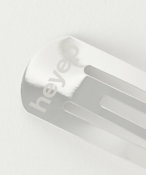 BEAUTY&YOUTH UNITED ARROWS / ビューティー&ユース ユナイテッドアローズ カチューシャ・カチューム・その他 | ＜heyep＞ロゴ クリップヘアピン /2P | 詳細6