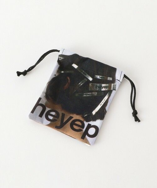 BEAUTY&YOUTH UNITED ARROWS / ビューティー&ユース ユナイテッドアローズ カチューシャ・カチューム・その他 | ＜heyep＞ロゴ クリップヘアピン /2P | 詳細7
