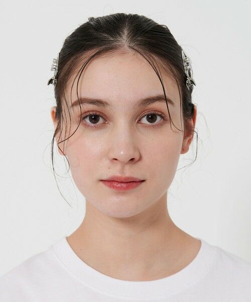 BEAUTY&YOUTH UNITED ARROWS / ビューティー&ユース ユナイテッドアローズ ヘアピン | ＜heyep＞ラインストーン フラット クリップ/2P | 詳細1