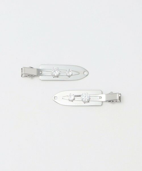 BEAUTY&YOUTH UNITED ARROWS / ビューティー&ユース ユナイテッドアローズ ヘアピン | ＜heyep＞ラインストーン フラット クリップ/2P | 詳細2