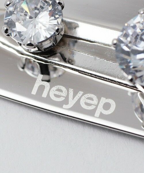 BEAUTY&YOUTH UNITED ARROWS / ビューティー&ユース ユナイテッドアローズ ヘアピン | ＜heyep＞ラインストーン フラット クリップ/2P | 詳細7