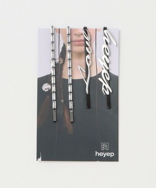 BEAUTY&YOUTH UNITED ARROWS / ビューティー&ユース ユナイテッドアローズ カチューシャ・カチューム・その他 | ＜heyep＞ロゴ ラインストーン ヘアピン/4P | 詳細14
