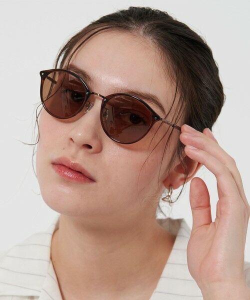BEAUTY & YOUTH UNITED ARROWS/ビューティー&ユース ユナイテッドアローズ ボストン コンビ サングラス MD. BROWN FREE BEAUTY & YOUTH UNITED ARROWS/ビューティー&ユース ユナイテッドアローズ ボストン コンビ サングラス MD. BROWN FREE