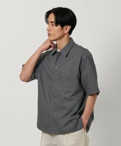カラー ギンガムチェック レギュラーフォルム シャツ （シャツ