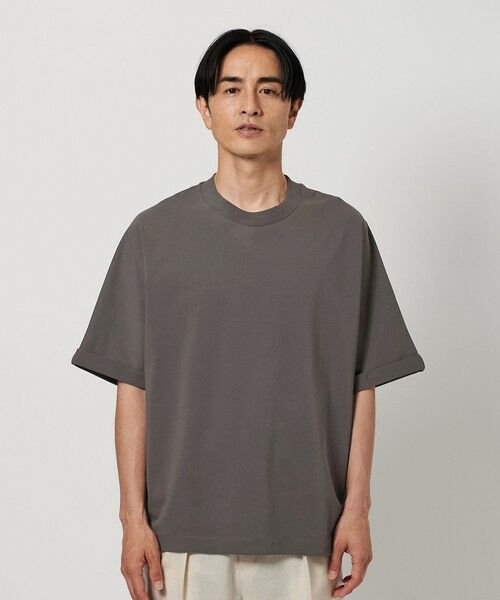 ロールアップ ドルマン クルーネック Tシャツ （Tシャツ