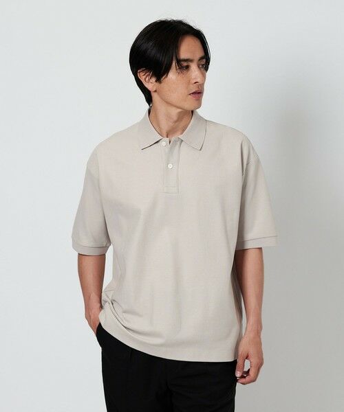 【希少】S.F.C×SEESEE×ISETAN ポロシャツ(オリーブ) I cotoni di Albini スキッパー ポロシャツ