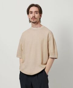 新品タグ付✳︎ポロラルフローレン現行タグケーブルニットセーター半袖ネイビーM正規品 新品未使用タグ付】ポロラルフローレン半袖ニットケーブル
