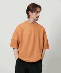 V12 - coco 未使用品 ヴィ・トゥエルヴ V12 メンズ セーター S オレンジ クルーネック ニット 春 ニットセーター メンズ クルーネック Vネック 2type 長袖