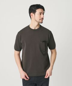 BEAUTY&YOUTH UNITED ARROWS / ビューティー&ユース ユナイテッドアローズ Tシャツ | 【WEB限定 WARDROBE SMART】マシーンウォッシュ 1ポケット ニット Tシャツ【抗菌防臭】
