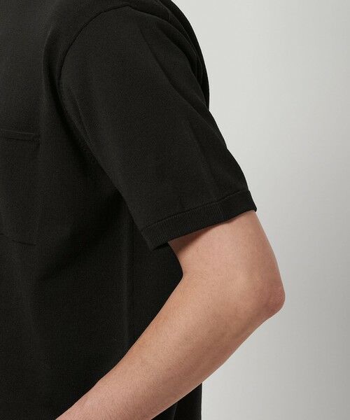 BEAUTY&YOUTH UNITED ARROWS / ビューティー&ユース ユナイテッドアローズ ニット・セーター | 【WEB限定 WARDROBE SMART】マシーンウォッシュ 1ポケット ニット Tシャツ【抗菌・防臭】 | 詳細17