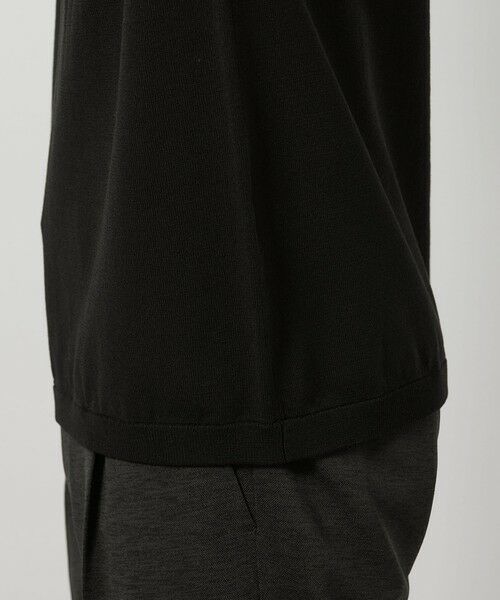 BEAUTY&YOUTH UNITED ARROWS / ビューティー&ユース ユナイテッドアローズ ニット・セーター | 【WEB限定 WARDROBE SMART】マシーンウォッシュ 1ポケット ニット Tシャツ【抗菌・防臭】 | 詳細18