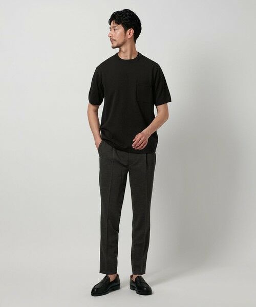 BEAUTY&YOUTH UNITED ARROWS / ビューティー&ユース ユナイテッドアローズ ニット・セーター | 【WEB限定 WARDROBE SMART】マシーンウォッシュ 1ポケット ニット Tシャツ【抗菌・防臭】 | 詳細11