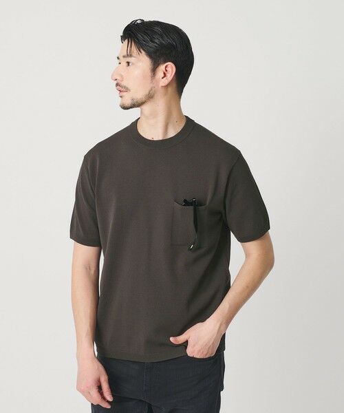 BEAUTY&YOUTH UNITED ARROWS / ビューティー&ユース ユナイテッドアローズ Tシャツ | 【WEB限定 WARDROBE SMART】マシーンウォッシュ 1ポケット ニット Tシャツ【抗菌防臭】 | 詳細27