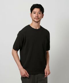 BEAUTY&YOUTH UNITED ARROWS / ビューティー&ユース ユナイテッドアローズ ニット・セーター | 【WEB限定 WARDROBE SMART】マシーンウォッシュ  ピケニット Tシャツ【抗菌・防臭】