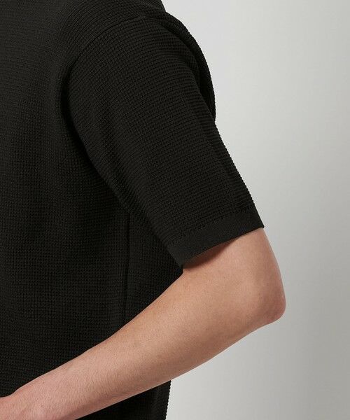 BEAUTY&YOUTH UNITED ARROWS / ビューティー&ユース ユナイテッドアローズ ニット・セーター | 【WEB限定 WARDROBE SMART】マシーンウォッシュ  ピケニット Tシャツ【抗菌・防臭】 | 詳細14