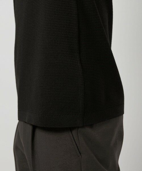 BEAUTY&YOUTH UNITED ARROWS / ビューティー&ユース ユナイテッドアローズ ニット・セーター | 【WEB限定 WARDROBE SMART】マシーンウォッシュ  ピケニット Tシャツ【抗菌・防臭】 | 詳細15