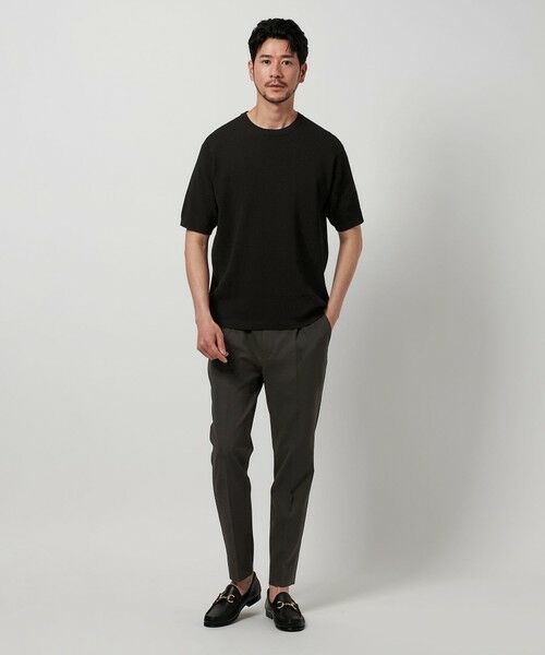 BEAUTY&YOUTH UNITED ARROWS / ビューティー&ユース ユナイテッドアローズ ニット・セーター | 【WEB限定 WARDROBE SMART】マシーンウォッシュ  ピケニット Tシャツ【抗菌・防臭】 | 詳細8