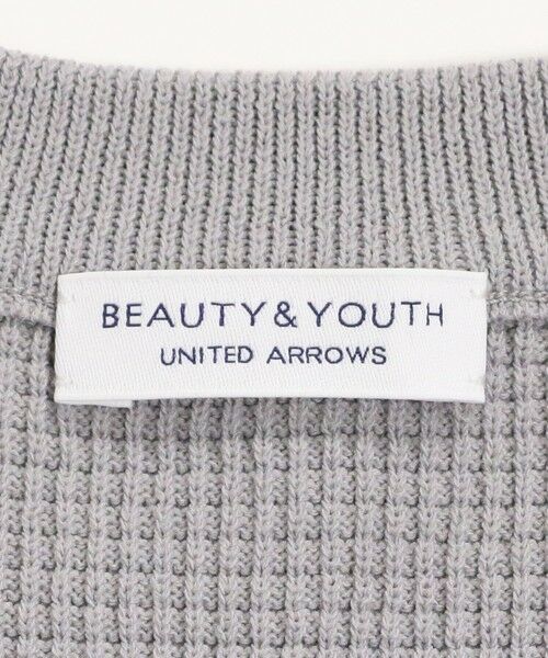 BEAUTY&YOUTH UNITED ARROWS / ビューティー&ユース ユナイテッドアローズ ニット・セーター | 【WEB限定 WARDROBE SMART】マシーンウォッシュ  ピケニット Tシャツ【抗菌・防臭】 | 詳細23