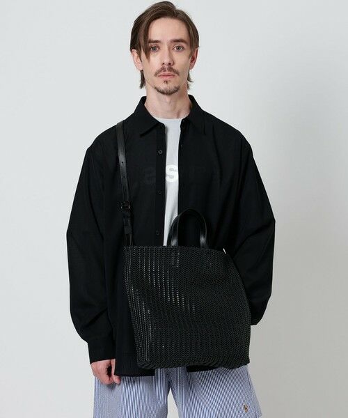 BEAUTY&YOUTH UNITED ARROWS / ビューティー&ユース ユナイテッドアローズ ショルダーバッグ | ウーブン トート ショルダー バッグ | 詳細1
