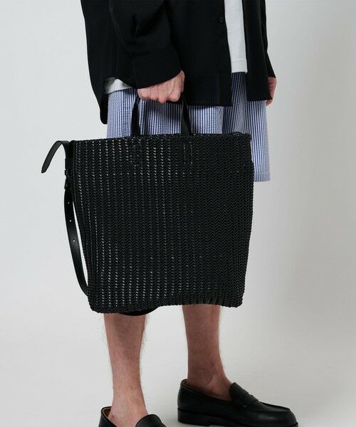 BEAUTY&YOUTH UNITED ARROWS / ビューティー&ユース ユナイテッドアローズ ショルダーバッグ | ウーブン トート ショルダー バッグ | 詳細3