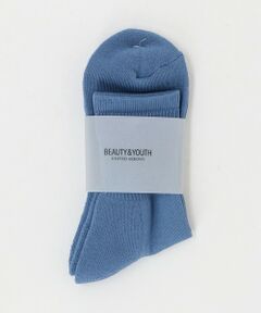 BEAUTY&YOUTH UNITED ARROWS / ビューティー&ユース ユナイテッドアローズ ソックス | デオドラント リブ パイル クォーター ソックス