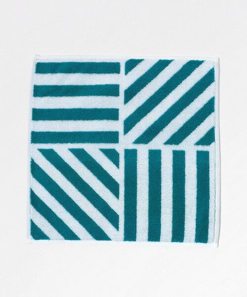 BEAUTY&YOUTH UNITED ARROWS / ビューティー&ユース ユナイテッドアローズ ハンカチ | パネル ボーダー タオル ハンカチ | 詳細1