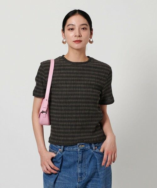 フィーニー　パイルボーダーTシャツ　ユナイテッドアローズ BEAUTY＆YOUTH UNITED ARROWS tシャツ HI-LINE ハイゲージ