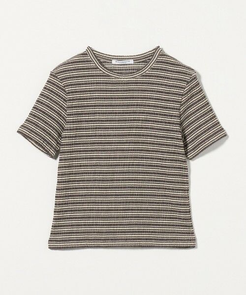 INSCRIRE ボーダーカットソー　ユナイテッドアローズ購入 シャーリング ボーダー Tシャツ （カットソー）｜BEAUTY&YOUTH