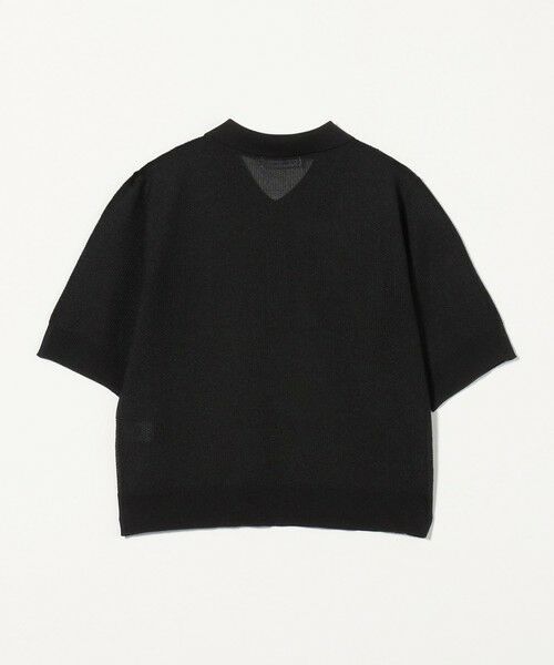 メッシュ ポロニット -ウォッシャブル- （ニット・セーター