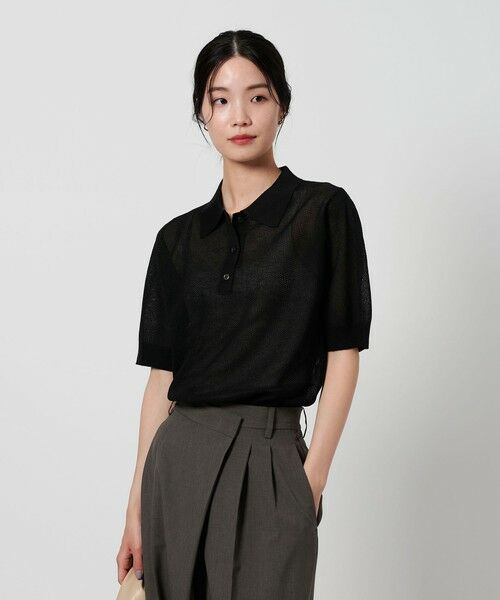 UNITED ARROWS 半袖なニット黒 UNITED ARROWS 半袖ニット 黒 最終お値下げ - メルカリ
