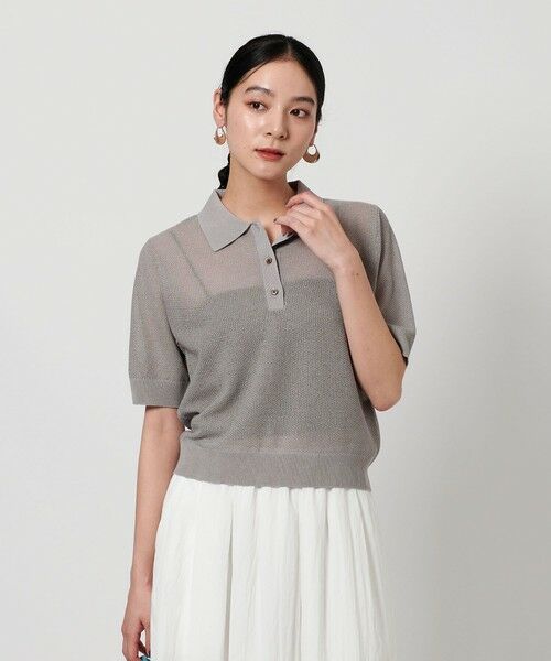 新品未使用　ユナイテッドアローズ　ポロニット 楽天市場】【SALE／50%OFF】ハニカム ワイドカラーポロシャツ