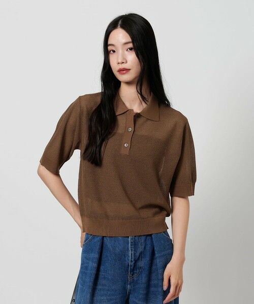 メッシュポロニット　ウォッシャブル BEAUTY&YOUTH UNITED ARROWS｜メッシュ ポロニット