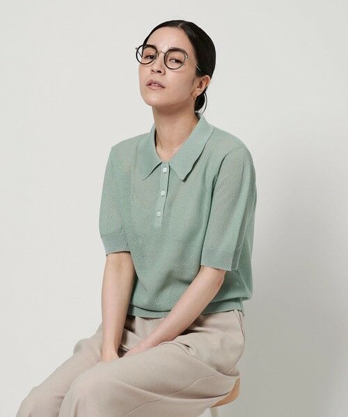 新品未使用　ユナイテッドアローズ　ポロニット 楽天市場】【SALE／80%OFF】ポリエステルメッシュ ポロニット