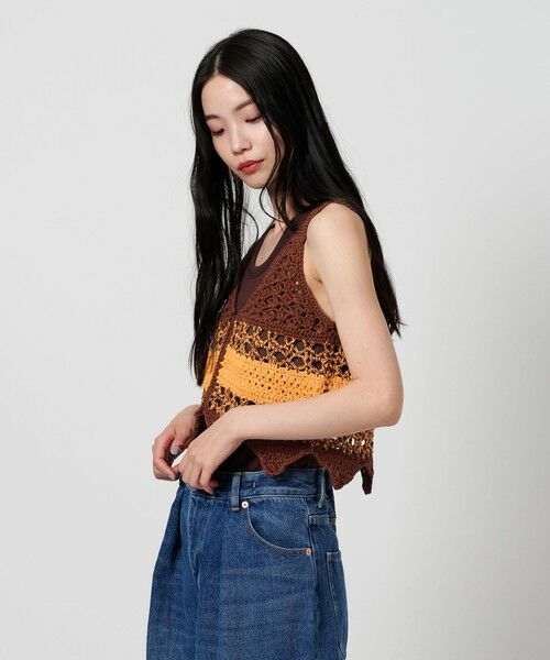 ニットベスト　LOGAN knitting mills ―2WAY― BEAUTY&YOUTH UNITED ARROWS｜【別注】<LOGAN knitting mills
