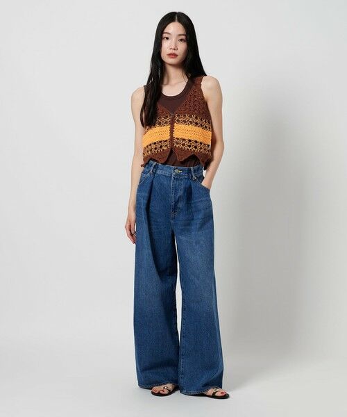 セール】 【別注】＜LOGAN knitting mills＞ニット ベスト -2WAY