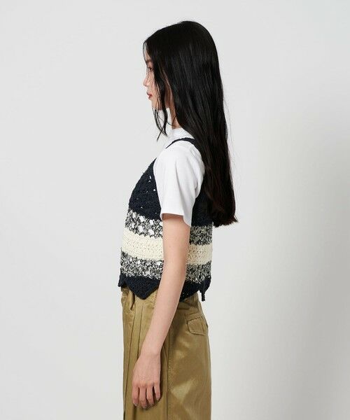 ニットベスト　LOGAN knitting mills ―2WAY― LOGAN knitting mills ベスト ジレ 「別注」「LOGAN mills