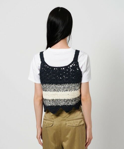 セール】 【別注】＜LOGAN knitting mills＞ニット ベスト -2WAY