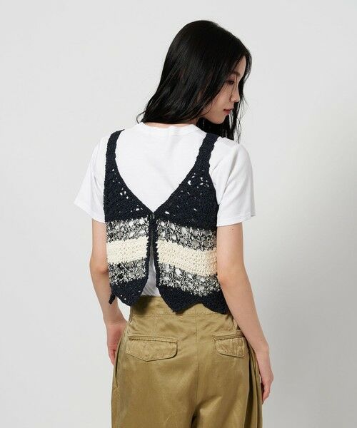 セール】 【別注】＜LOGAN knitting mills＞ニット ベスト -2WAY
