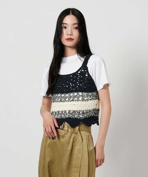 セール】 【別注】＜LOGAN knitting mills＞ニット ベスト -2WAY