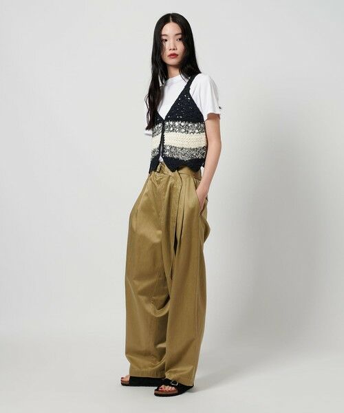 セール】 【別注】＜LOGAN knitting mills＞ニット ベスト -2WAY